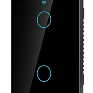 Interruptor smart doble Black