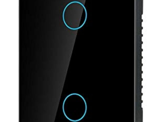 Interruptor smart doble Black