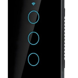 Interruptor smart triple Black